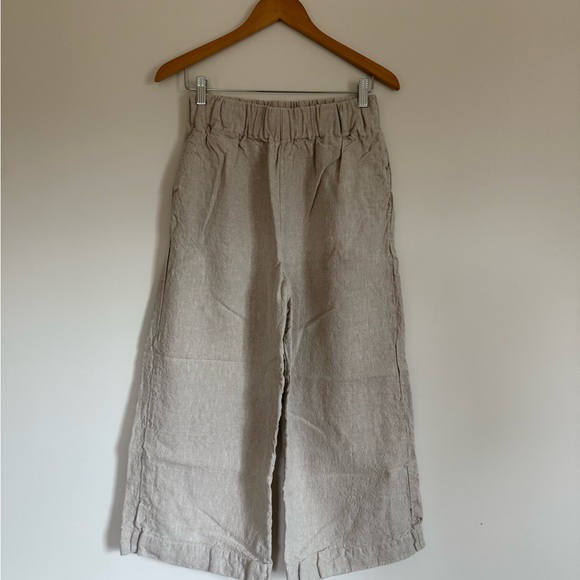 Elizabeth Suzann Florence Pant in Flax Midweight Linen - Picture 2 of 6